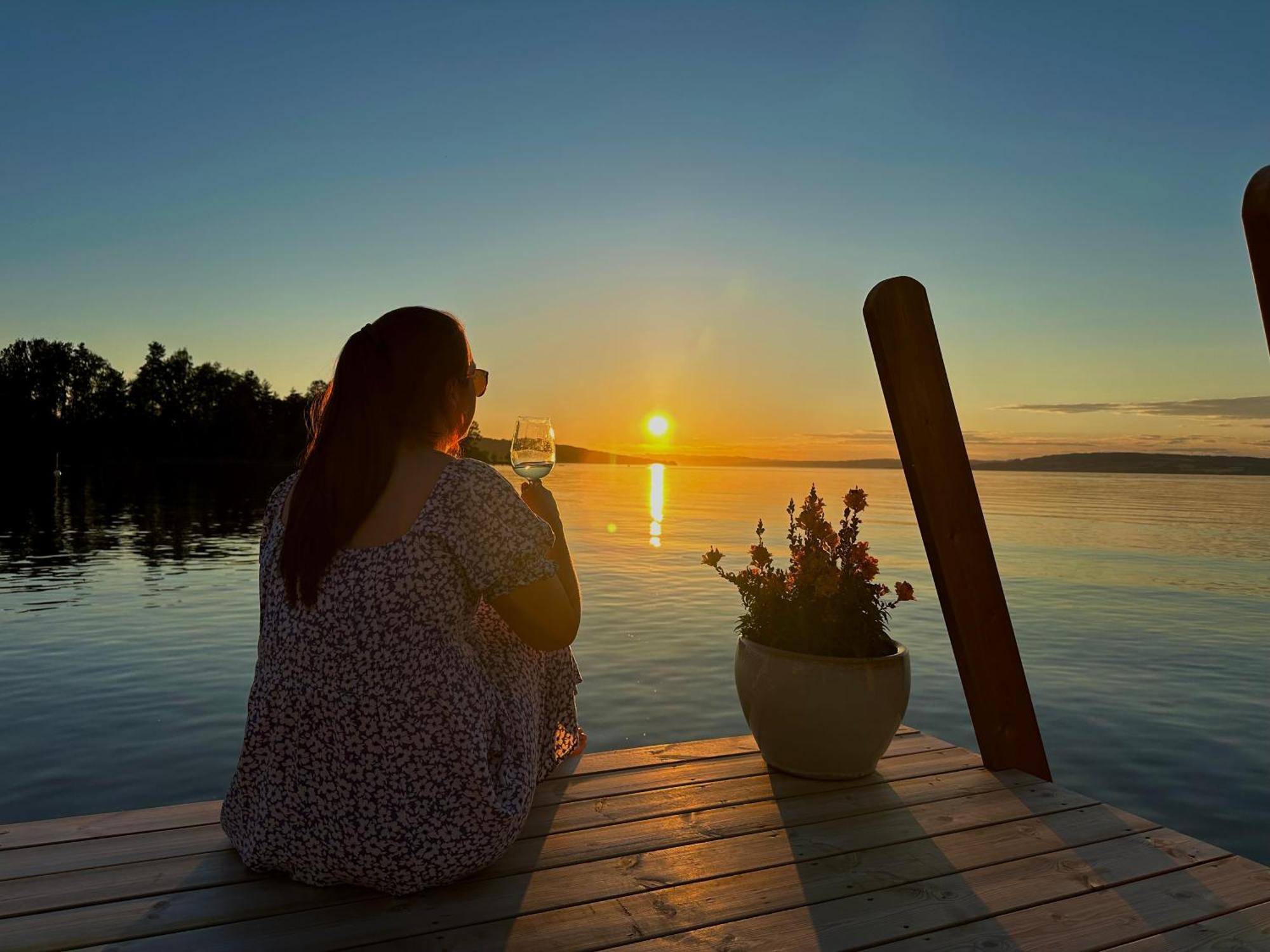 Idylliske Evjua Ved Mjosa Otel Skreia Dış mekan fotoğraf